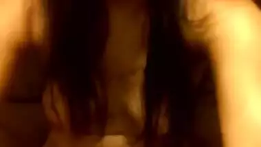 Playful young Paki girl tastes pussy juice in amateur XXX video