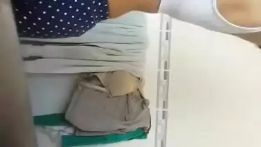 Cute girl ready for bath