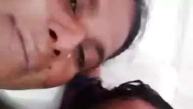 Man films him lying next to his Desi wife after sex exposing XXX body