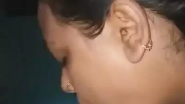 Shy chubby housewife sucking dick of pervert husband