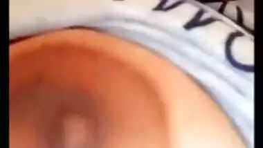 Desi Smart Cute girl showing her boobs