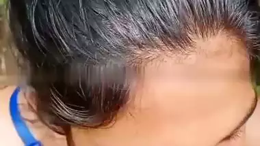 Outdoor HD desi porn of a sexy girl fucking in bushes