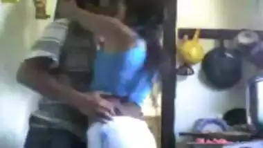 Young punjabi couple fucking in kitchen