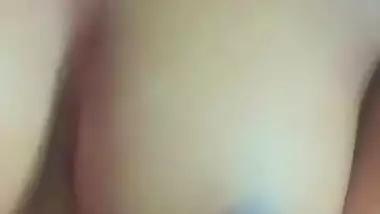 Hot girlfriend topless with cute expressions