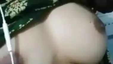 Cute girl showing on video call