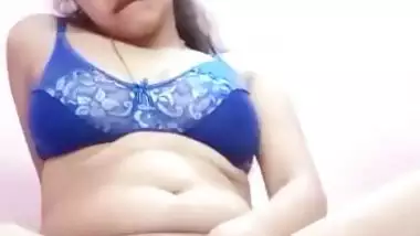 Horny girl masturbating Indian pussy with cucumber