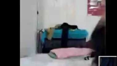 Telugu Girl showing her Boobs and Fingering Video cal 2