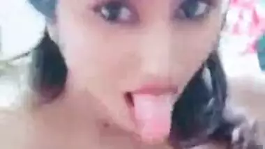 Swathi Naidu Making A Selfie Masturbation Video
