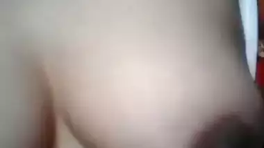 Horny girl desi boob press viral topless selfie