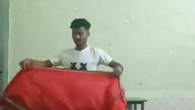 Local sex video of an 18-year-old girl fucking with BF