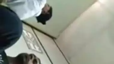 Upskirt moment of desi sexy nurse