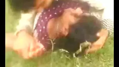 Desi Indian Big Boob aunty captured outdoor part1