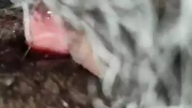 Licking wife pussy