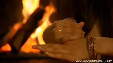 Hot brunette milf sucks dick