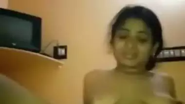 Horny desi girl sucking and fucking her lover
