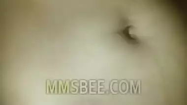 Slim village girl showing boobs and shaved pussy