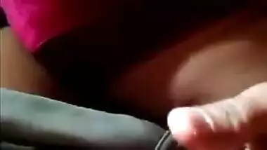 Desi girl Kajal playing with cock and cum shot in her hand 2