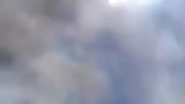 Spouse turns himself on touching XXX girl's Indian nipples before sex