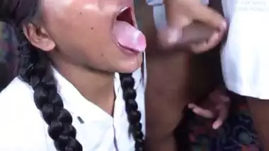XXX Indian Desi Cum In mouth in hindi XXX