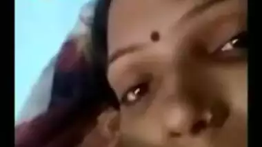 Village lady exposing nipple