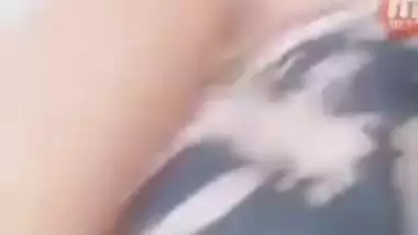 Busty Desi whore films herself for her XXX viewers in the MMS video