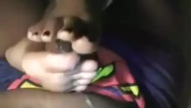 Sexy housewife from India playing with her...