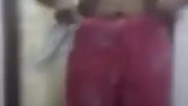 Kerala Bhabhi Dress changing after bath