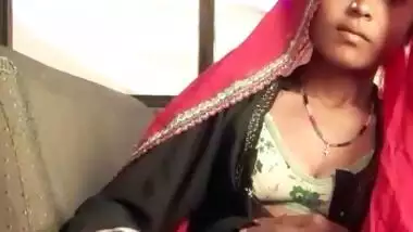 Sexy Desi Tribal girl masturbating pussy using brinjal