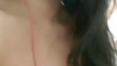 Today Exclusive- Sexy Desi Girl Showing Her Boobs And Pussy On Video Call