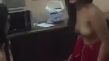 Beautiful Desi Girls Dancing infornt of Clients