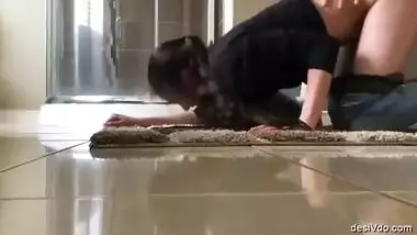 Girl Friend Doggy Style On Floor