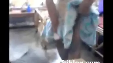 Indian Maid servicing her house master