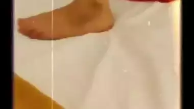 Desi Sana Salim in bed ready for fuck