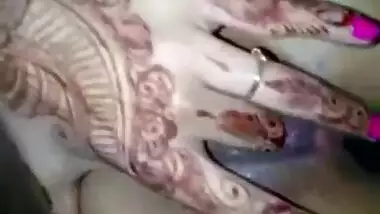 Indian Bride masturbates before Marriage