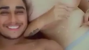 Lovers intimate foreplay viral Punjabi sex mms