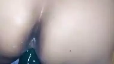 Desi Babe Masterbate By Banana and cucumber