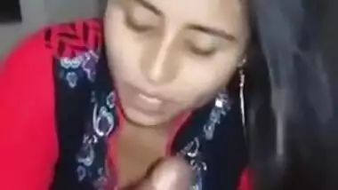 Exclusive- Sexy Look Desi Girl Give Nice Blowjob To Lover