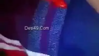 Desi brunette girl obedient while man is touching her XXX parts