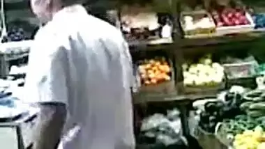 Hot punjabi aunty ass fucked in super market