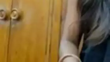 Indian wife giving blowjob to her hubby