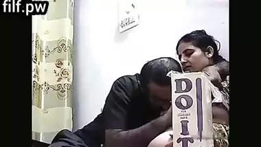 Hot Desi Aunty Letting Tenant Undress And Suck Breasts