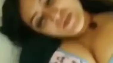 Girl Sucking Lover Dick Fucking in Hotel Showing her Mom Pic n Dirty Talkin About her part 3