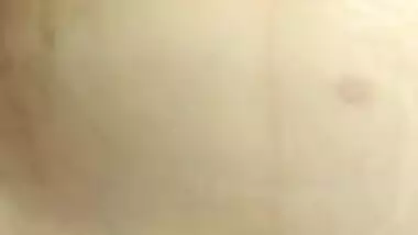 Lustful Desi husband films sweet XXX wife and plays with her tits