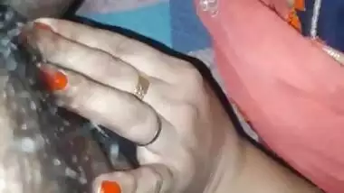 Desi bhbai sucking husband cock