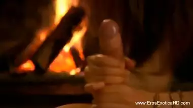 Deep Brunette Indian Fellatio