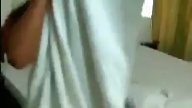 Shy desi girl hiding her face