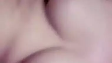 Desi sets the camera on and exposes her XXX twins for her sex wankers