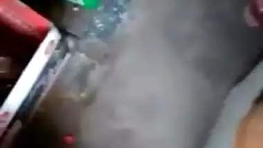 Getting blowjob in shop