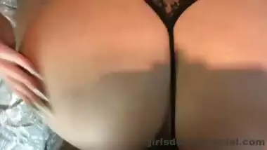 GIRLS DO INTERRACIAL - White college teen takes bareback cum inside from Indian guy