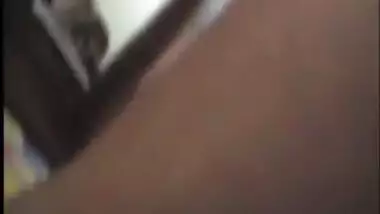 Cute blindfolded lady